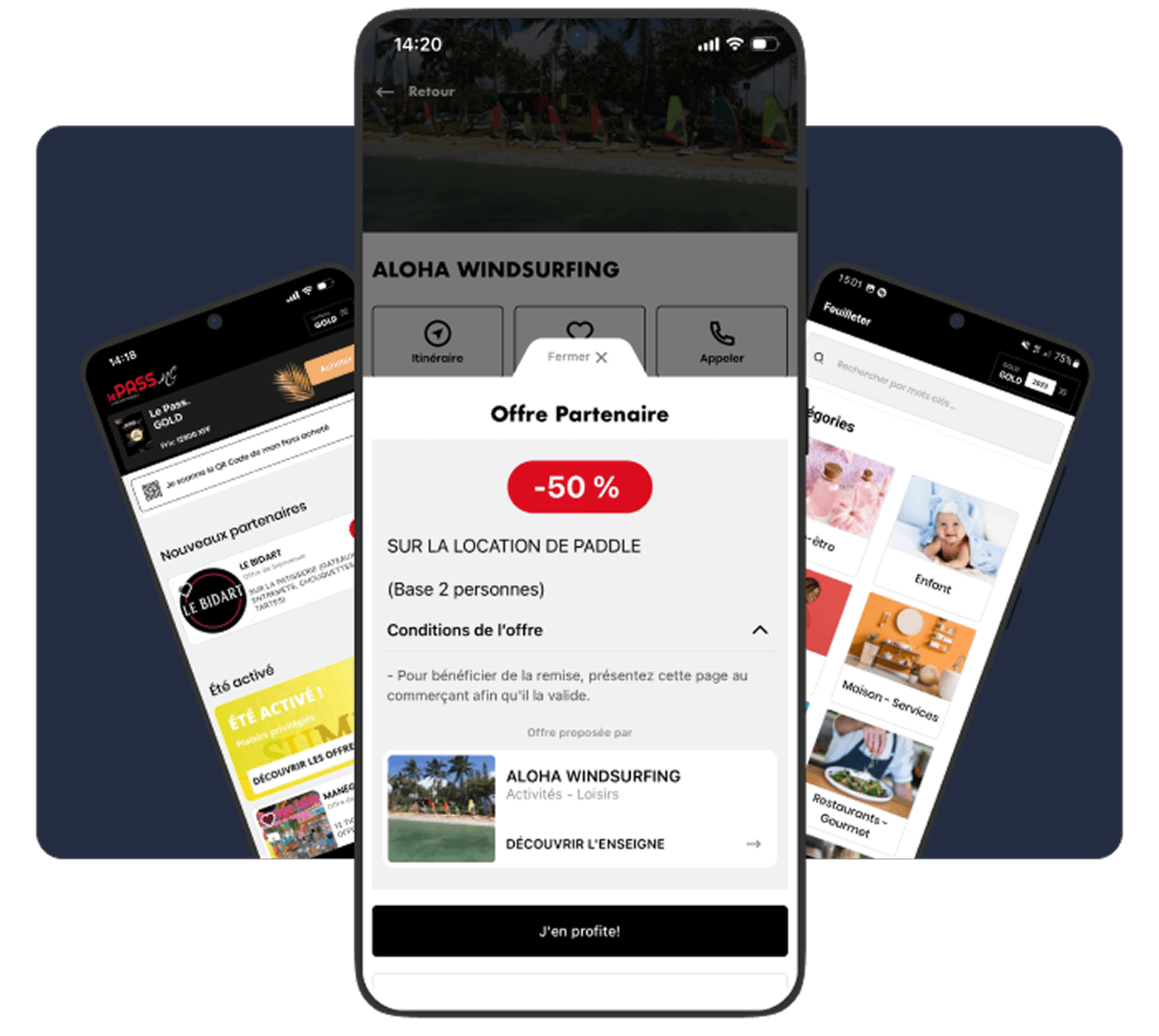 Fonctionnement du Pass NC en 4 étapes sur smartphone
